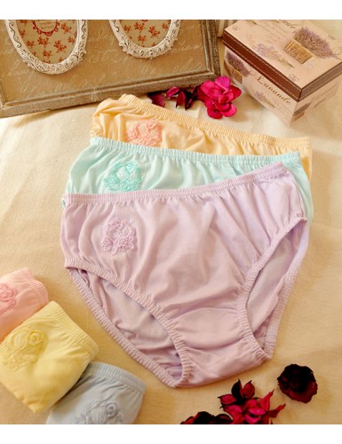 Dahab COLLECTION 3pk Colored Pure Cotton Brief-80